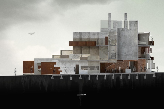 Finalist: Student – Raimana Jones (UoA) – Architecture of Coexistence: Regenerating Royal Oak through Urban Acupuncture.