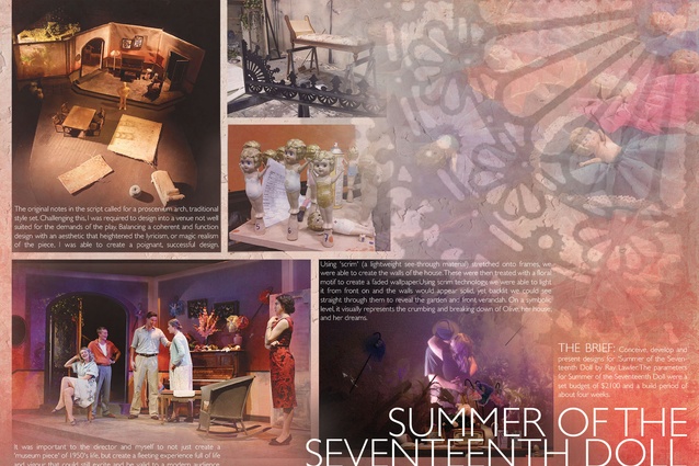 Assessment board – Interior Decoration & Design Second Prize: Lauren Ross.