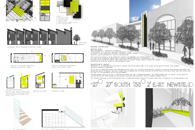 Assessment board – Interior Design First Prize: Sarah Tite.