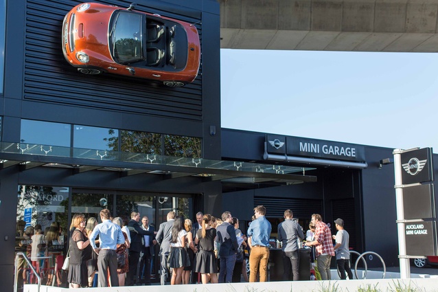 Designday guests at MINI Garage.