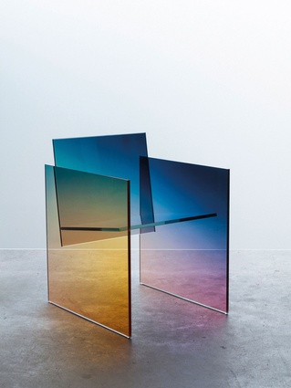Ombré Glass Chair by Studio Germans Ermics.