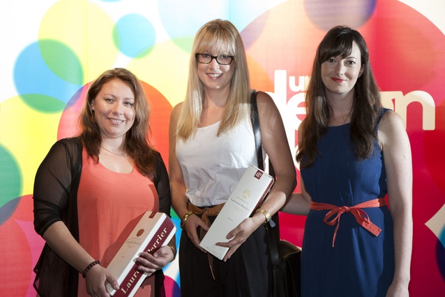 Megan Reeves, Fisher & Paykel; Zoe Iken, Alt Group and Nicole Stock, Urbis editor.