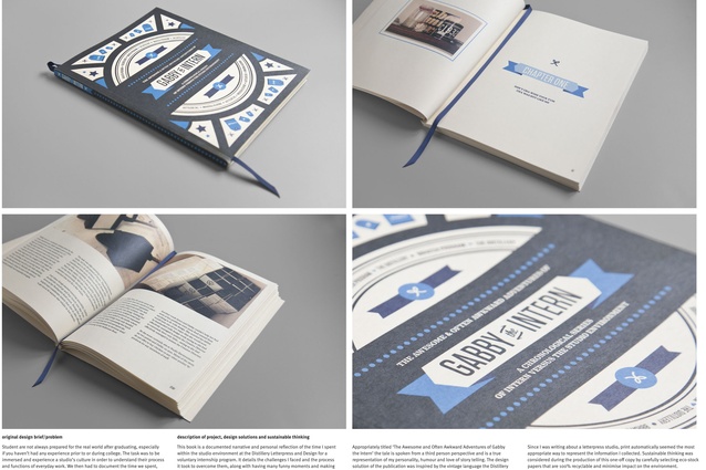 Assessment board – Visual Communication Second Prize: Gabrielle Lord.