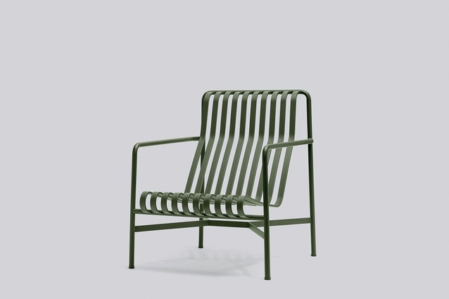 Palissade lounge chair by Ronan and Erwan Bouroullec I $1,033.95 from
<a
href="https://cultdesign.co.nz/shop/palissade-lounge-chair" target="_blank"><u>cultdesign.co.nz</u></a>