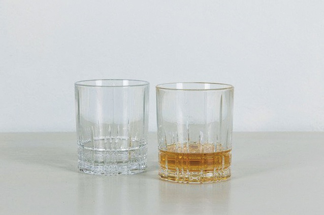 Spiegelau Crystal Perfect Serve Double Old Fashioned Glass | $18.50 from <a
href="https://shop.tessuti.co.nz/products/perfectservedoubleoldfashionedglass-spiegelaucrystal" target="_blank"><u>tessuti.co.nz</u></a>.