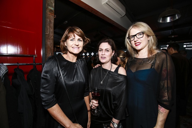 L to R: Judy Court of Jasmax, Kim Lempriere of David Shaw and Sarah Fox of James Dunlop Textiles.