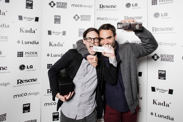 Craftsmanship Award winners and Retail finalists Aaron Paterson and Dominic Glamuzina.