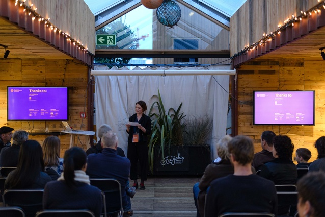 Magda Garbarczyk introduces speakers at ‘From the Waste Up’, who shared their views on expertise on better directions for waste in the construction industry and beyond.