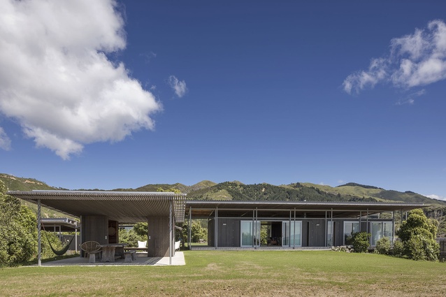 Housing – Alterations and Additions category finalist: Bach with Two Roofs, Golden Bay by Irving Smith Architects.
