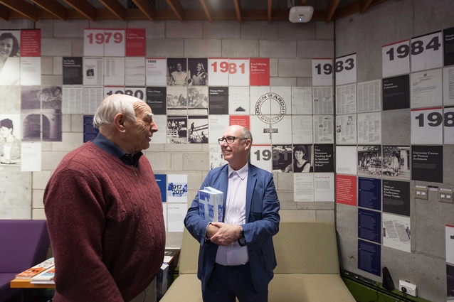 At the opening of the Architecture+Women Timeline (extended) exhibition.