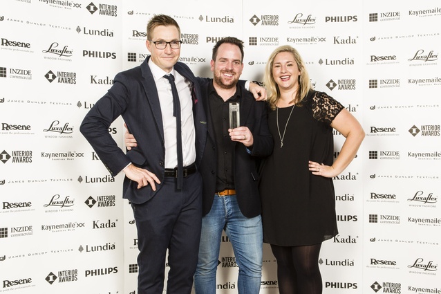 L to R: Bodie Maxcey of Herbst Maxcey Metropolitan Architects, Andrew and Emma Campbell of The Tooth Company.